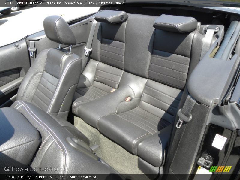 Black / Charcoal Black 2012 Ford Mustang V6 Premium Convertible