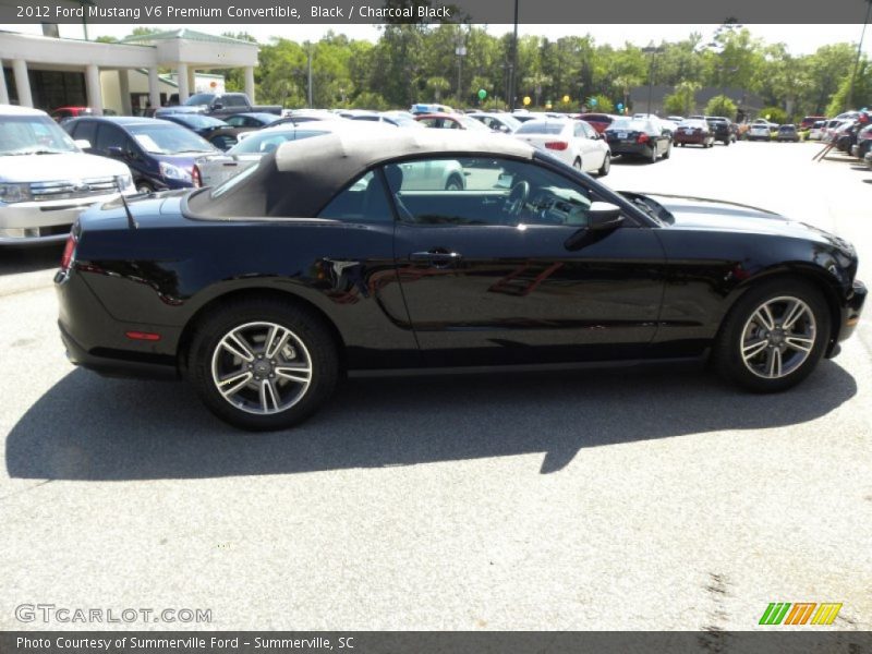 Black / Charcoal Black 2012 Ford Mustang V6 Premium Convertible