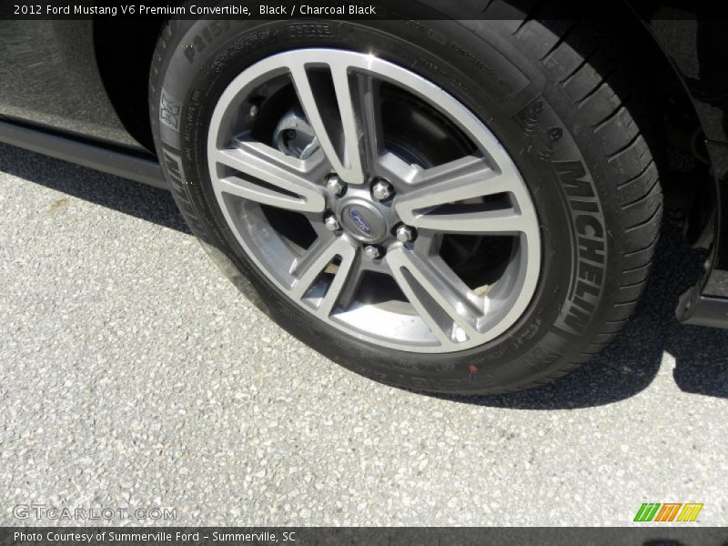 Black / Charcoal Black 2012 Ford Mustang V6 Premium Convertible