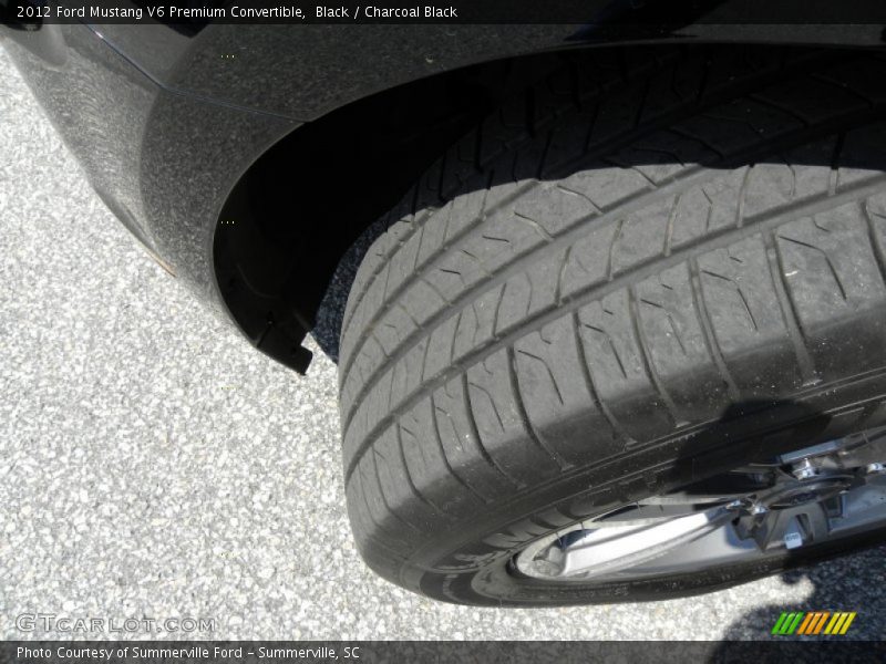 Black / Charcoal Black 2012 Ford Mustang V6 Premium Convertible