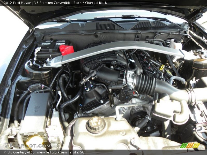 Black / Charcoal Black 2012 Ford Mustang V6 Premium Convertible