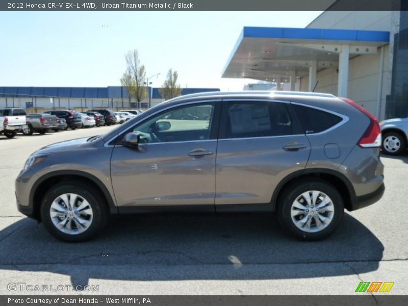 Urban Titanium Metallic / Black 2012 Honda CR-V EX-L 4WD