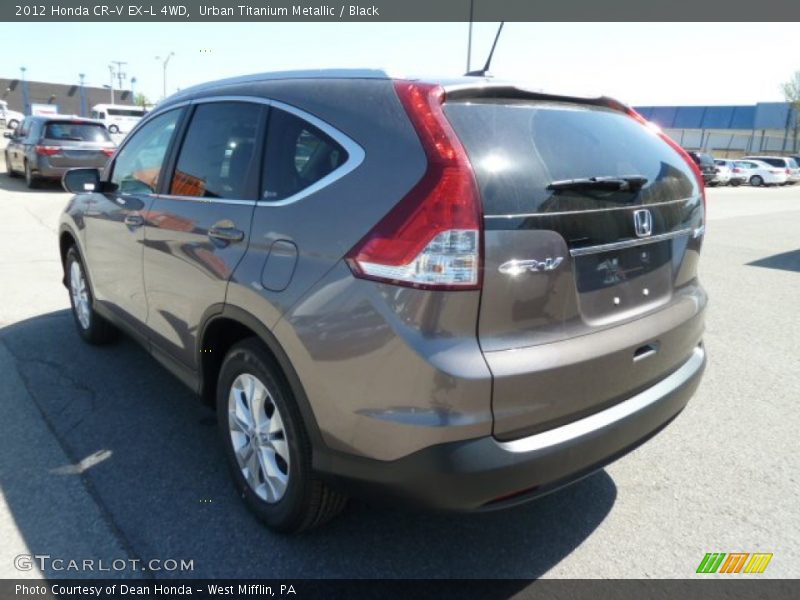 Urban Titanium Metallic / Black 2012 Honda CR-V EX-L 4WD