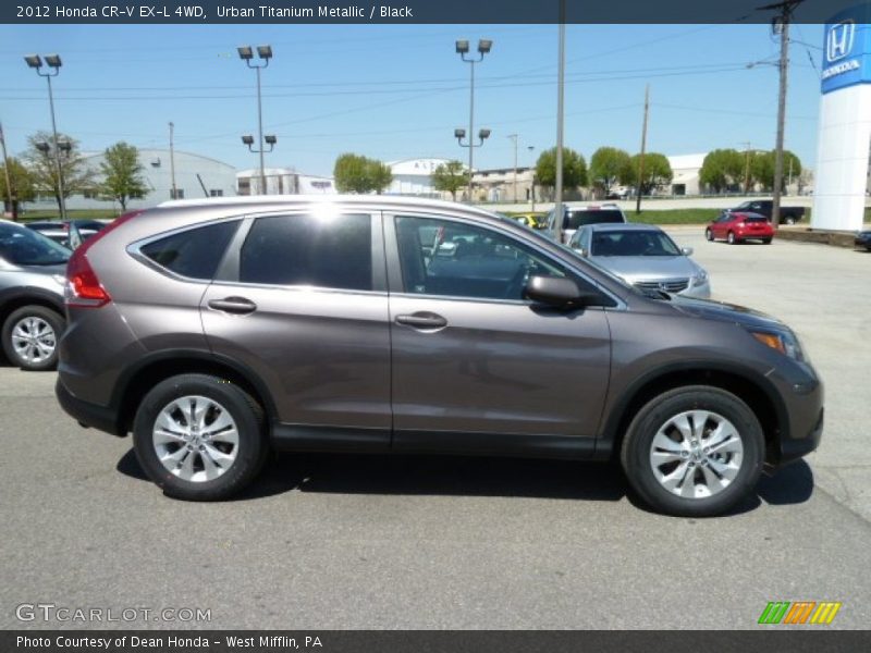 Urban Titanium Metallic / Black 2012 Honda CR-V EX-L 4WD