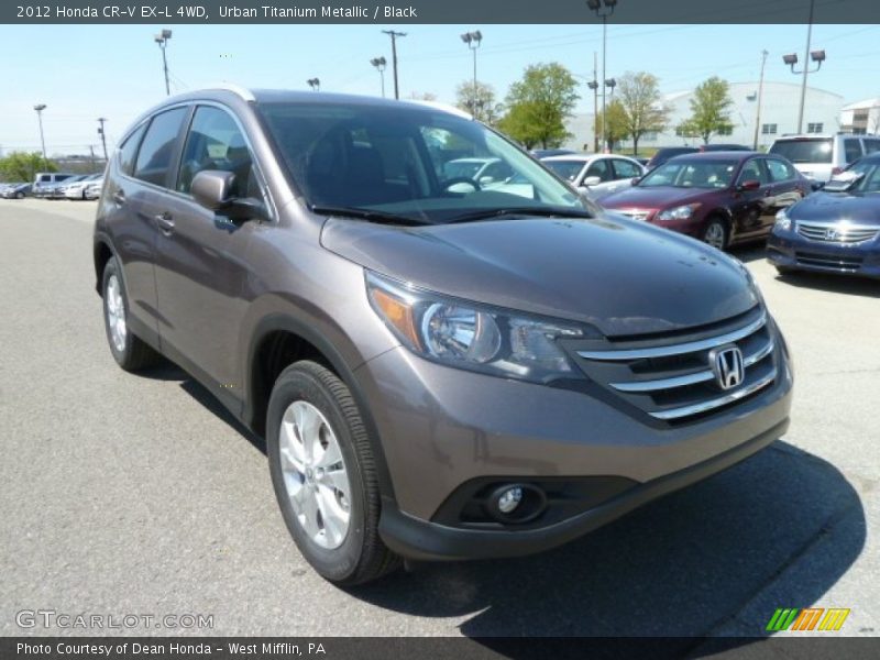 Urban Titanium Metallic / Black 2012 Honda CR-V EX-L 4WD