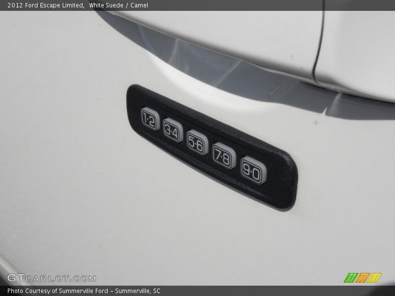 White Suede / Camel 2012 Ford Escape Limited