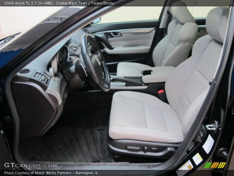 Crystal Black Pearl / Taupe/Ebony 2009 Acura TL 3.7 SH-AWD