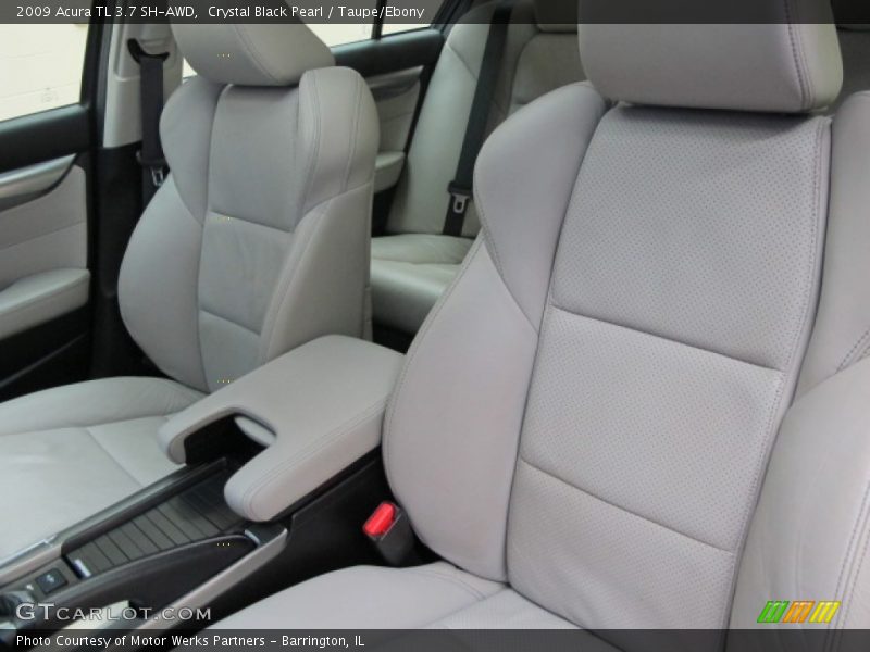 Crystal Black Pearl / Taupe/Ebony 2009 Acura TL 3.7 SH-AWD