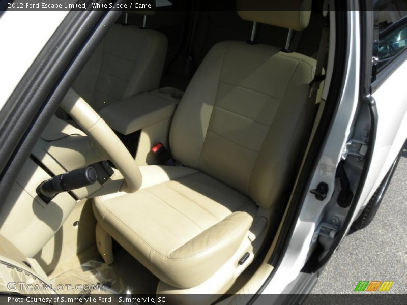 White Suede / Camel 2012 Ford Escape Limited