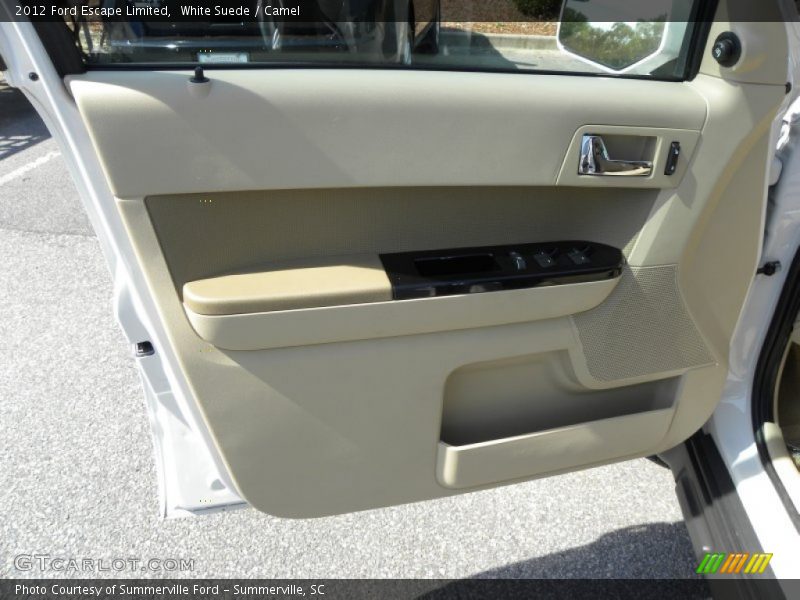 White Suede / Camel 2012 Ford Escape Limited
