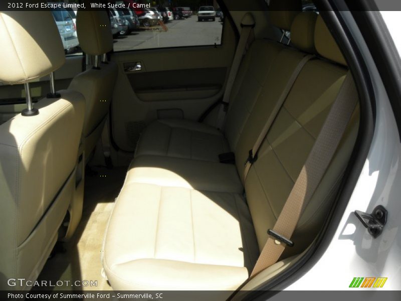 White Suede / Camel 2012 Ford Escape Limited