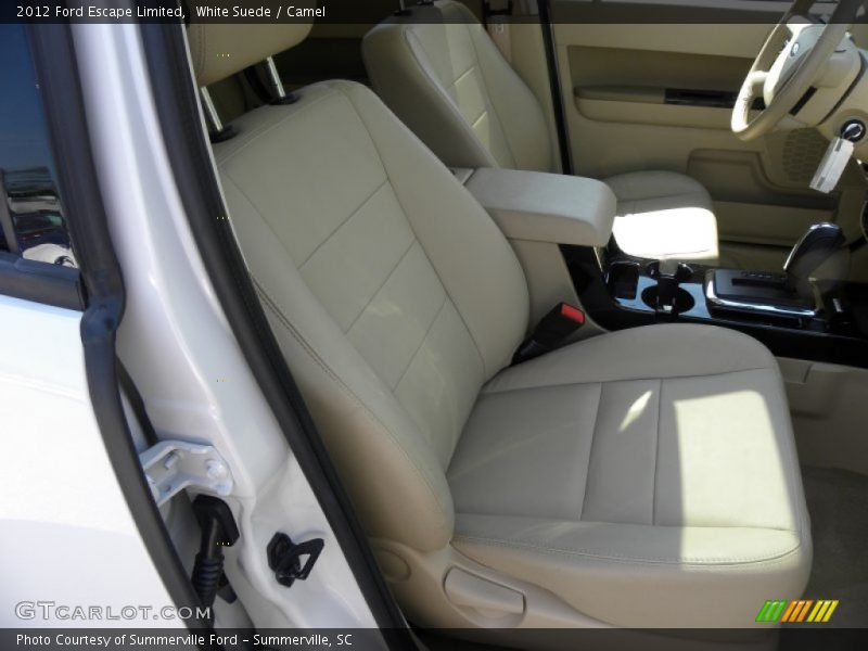 White Suede / Camel 2012 Ford Escape Limited