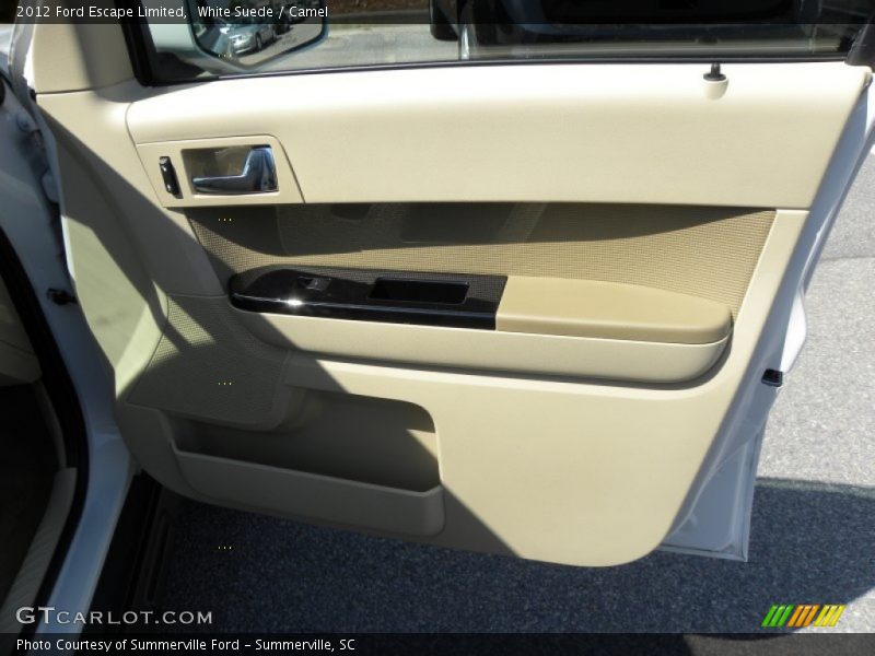 White Suede / Camel 2012 Ford Escape Limited