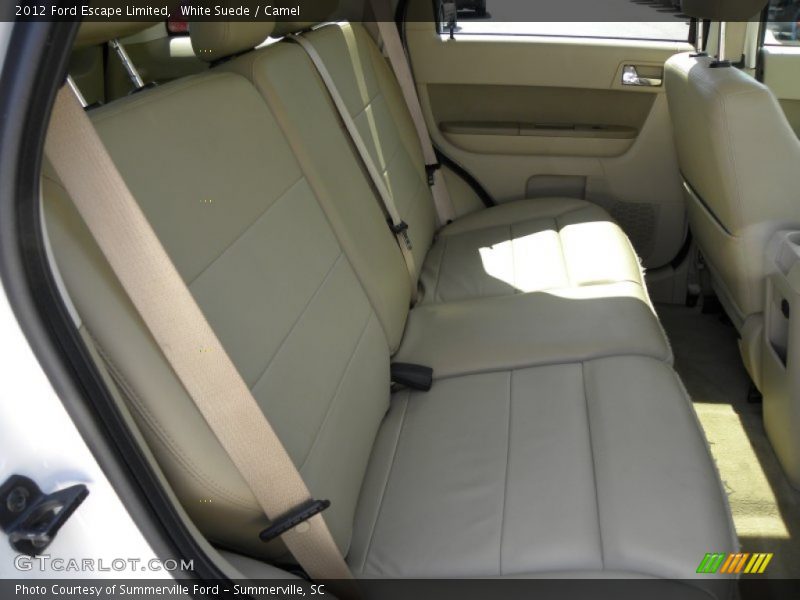 White Suede / Camel 2012 Ford Escape Limited