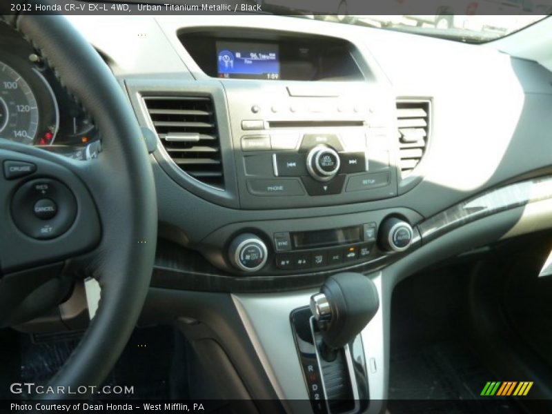 Urban Titanium Metallic / Black 2012 Honda CR-V EX-L 4WD