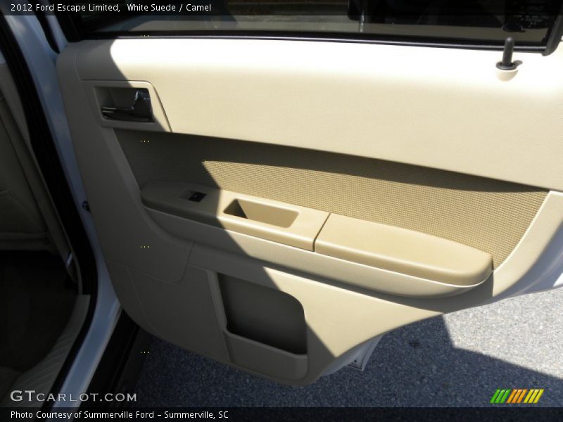 White Suede / Camel 2012 Ford Escape Limited