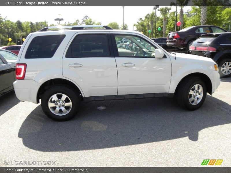 White Suede / Camel 2012 Ford Escape Limited