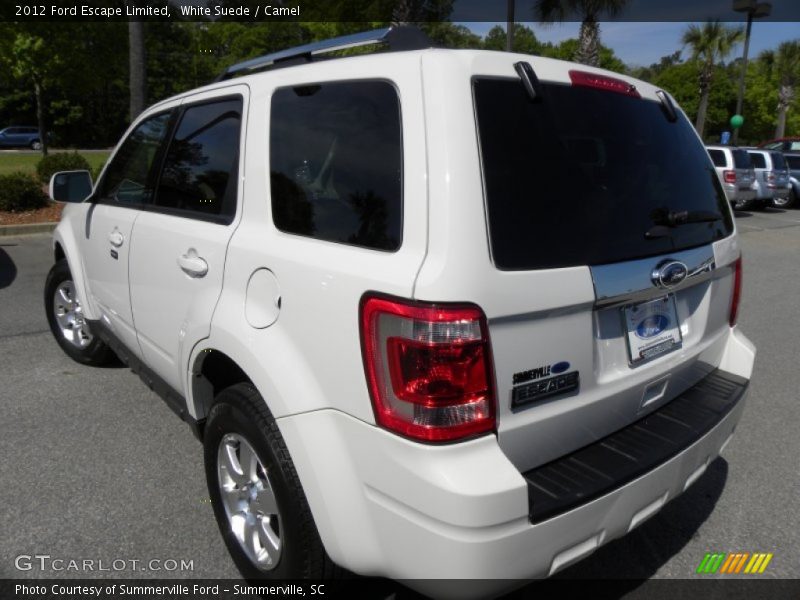 White Suede / Camel 2012 Ford Escape Limited