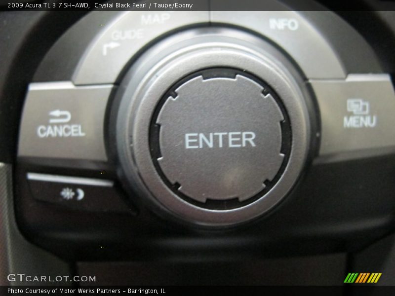 Crystal Black Pearl / Taupe/Ebony 2009 Acura TL 3.7 SH-AWD