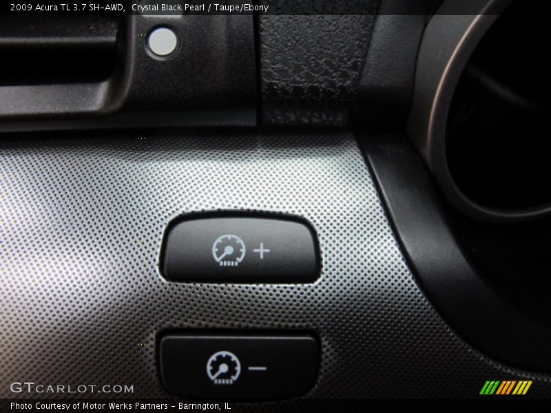 Crystal Black Pearl / Taupe/Ebony 2009 Acura TL 3.7 SH-AWD