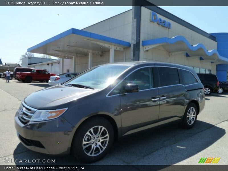 Smoky Topaz Metallic / Truffle 2012 Honda Odyssey EX-L