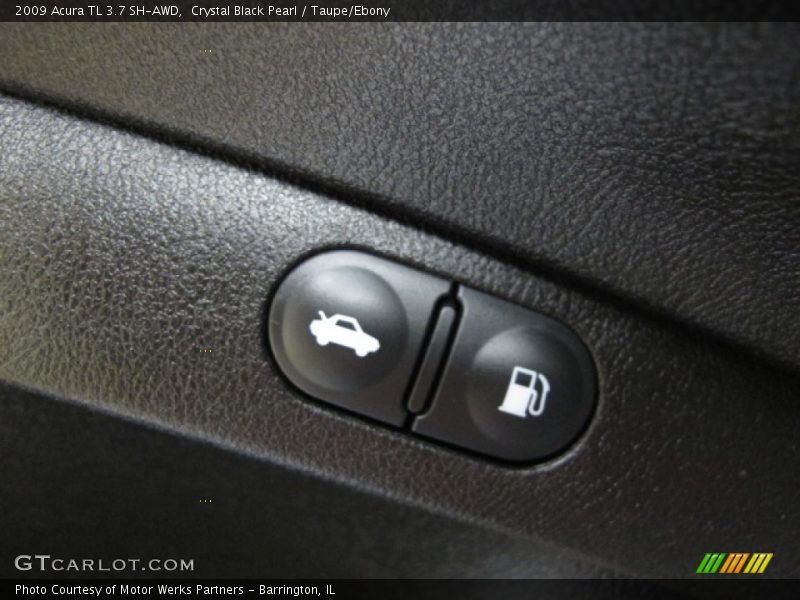 Crystal Black Pearl / Taupe/Ebony 2009 Acura TL 3.7 SH-AWD