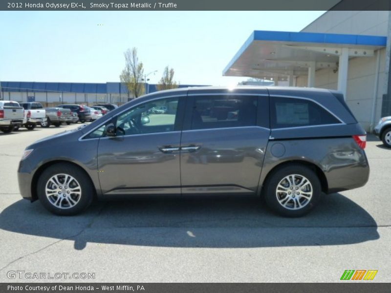 Smoky Topaz Metallic / Truffle 2012 Honda Odyssey EX-L