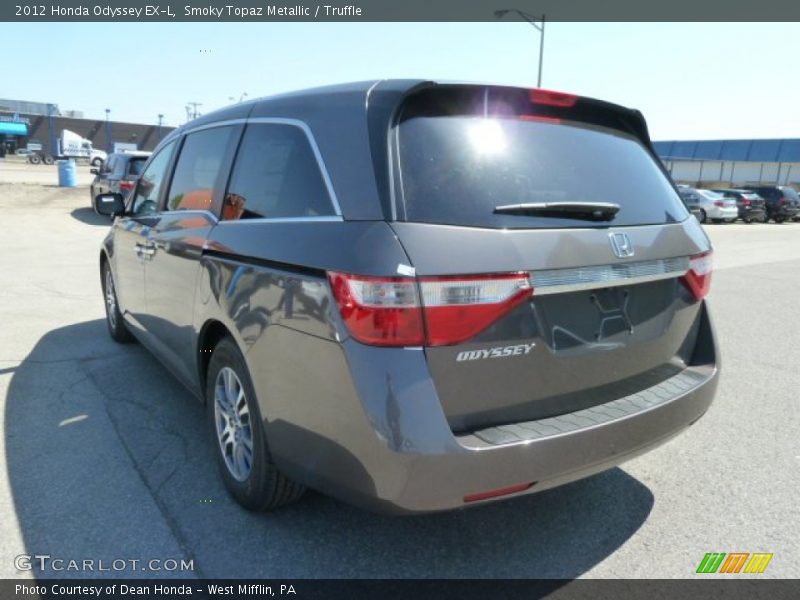 Smoky Topaz Metallic / Truffle 2012 Honda Odyssey EX-L