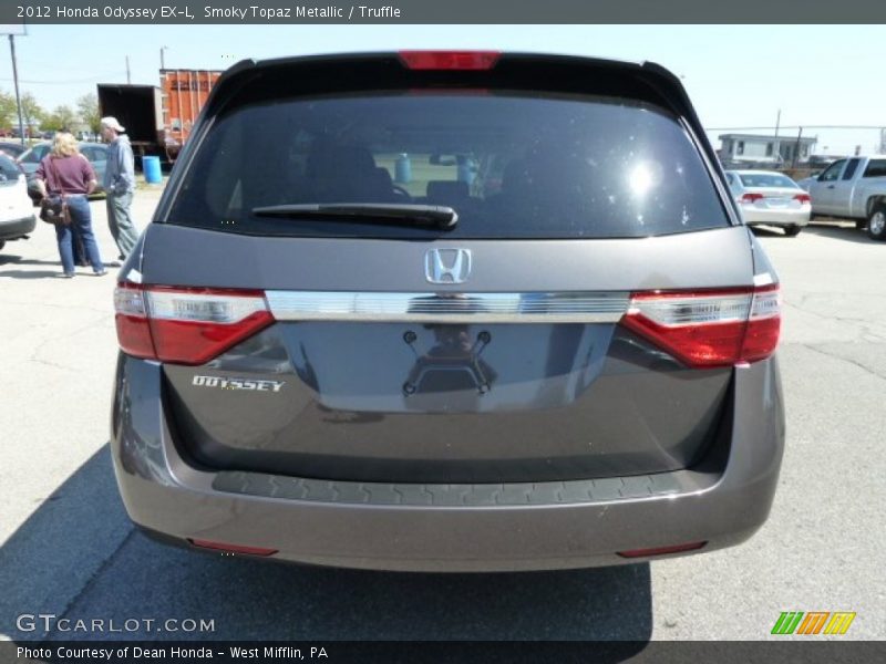 Smoky Topaz Metallic / Truffle 2012 Honda Odyssey EX-L