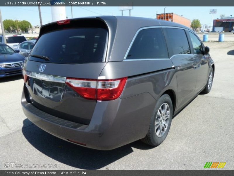 Smoky Topaz Metallic / Truffle 2012 Honda Odyssey EX-L