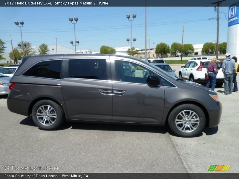 Smoky Topaz Metallic / Truffle 2012 Honda Odyssey EX-L