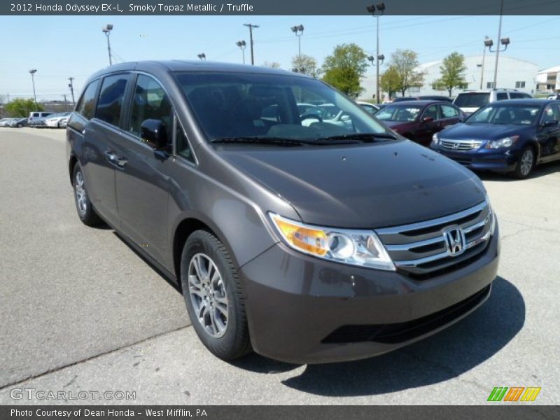 Smoky Topaz Metallic / Truffle 2012 Honda Odyssey EX-L