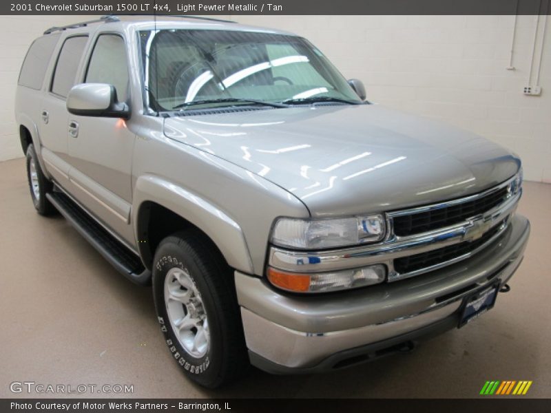 Light Pewter Metallic / Tan 2001 Chevrolet Suburban 1500 LT 4x4