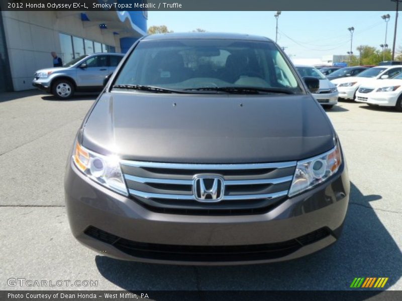 Smoky Topaz Metallic / Truffle 2012 Honda Odyssey EX-L