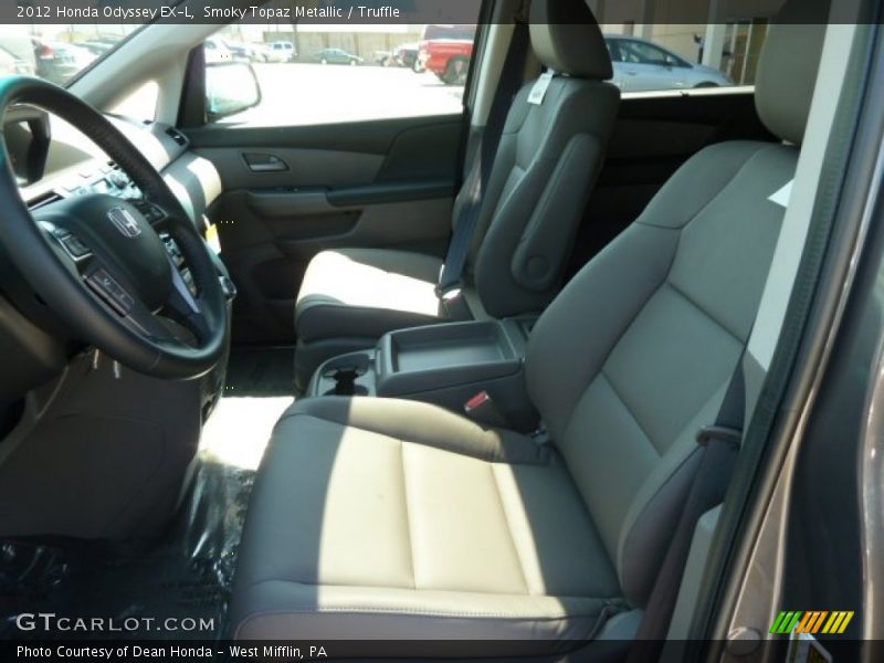 Smoky Topaz Metallic / Truffle 2012 Honda Odyssey EX-L