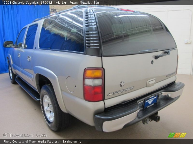 Light Pewter Metallic / Tan 2001 Chevrolet Suburban 1500 LT 4x4