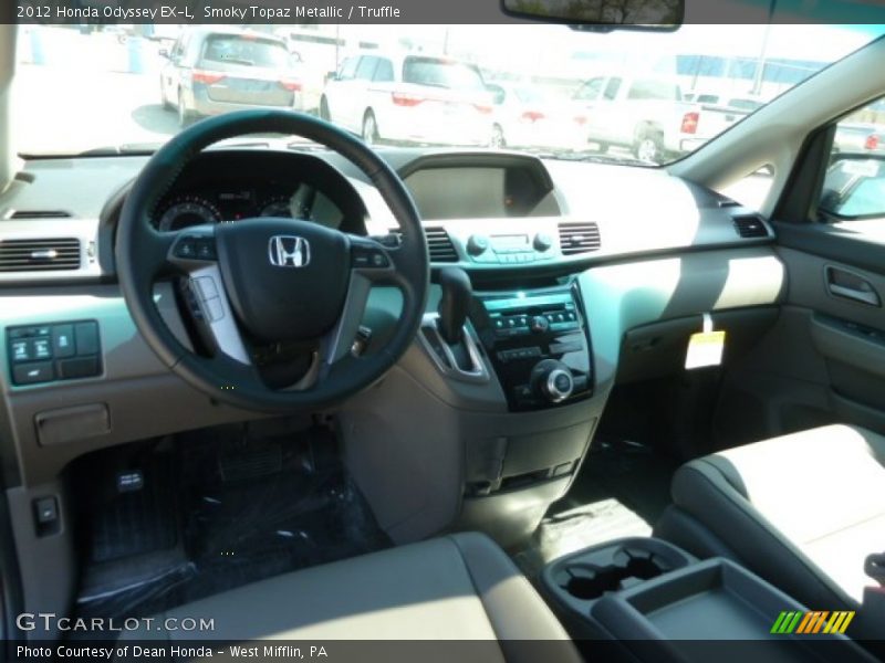 Smoky Topaz Metallic / Truffle 2012 Honda Odyssey EX-L