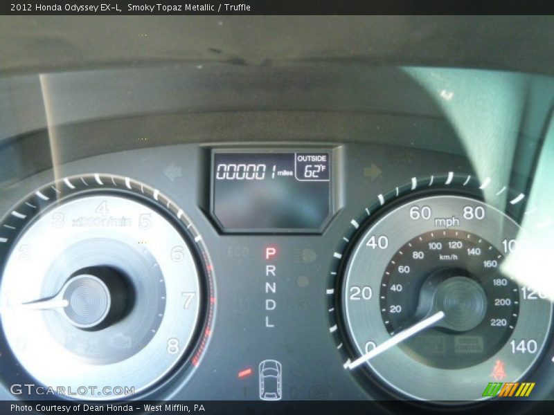 Smoky Topaz Metallic / Truffle 2012 Honda Odyssey EX-L
