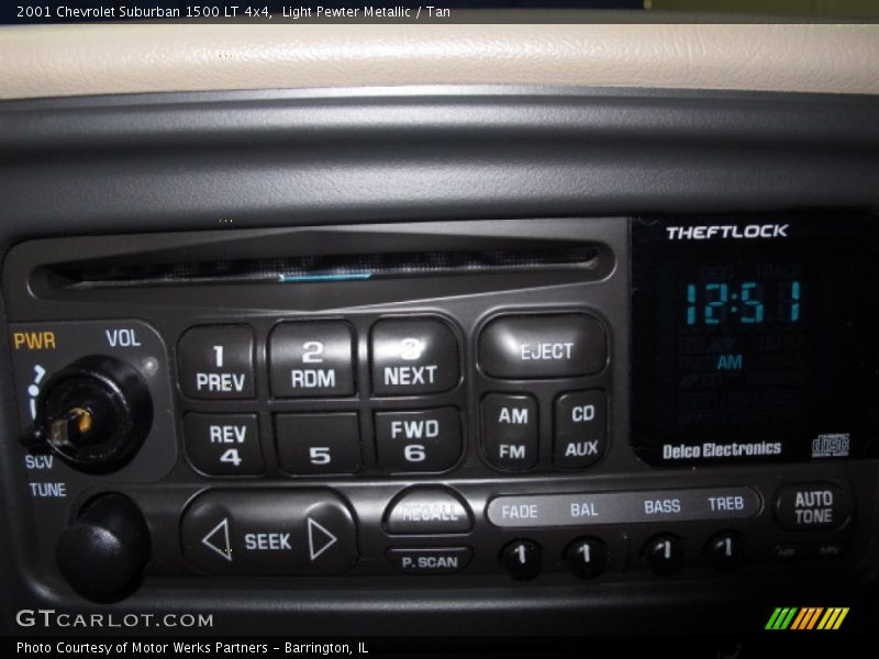 Light Pewter Metallic / Tan 2001 Chevrolet Suburban 1500 LT 4x4