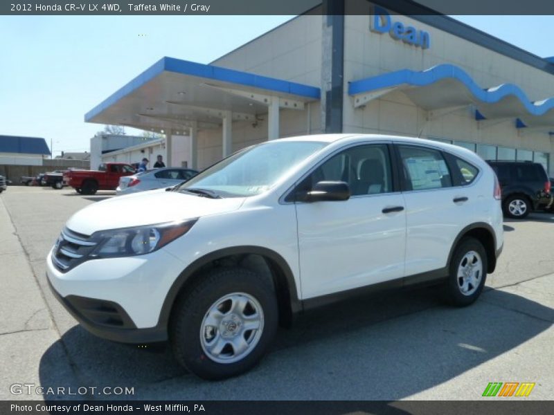 Taffeta White / Gray 2012 Honda CR-V LX 4WD