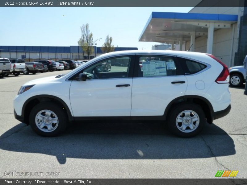 Taffeta White / Gray 2012 Honda CR-V LX 4WD