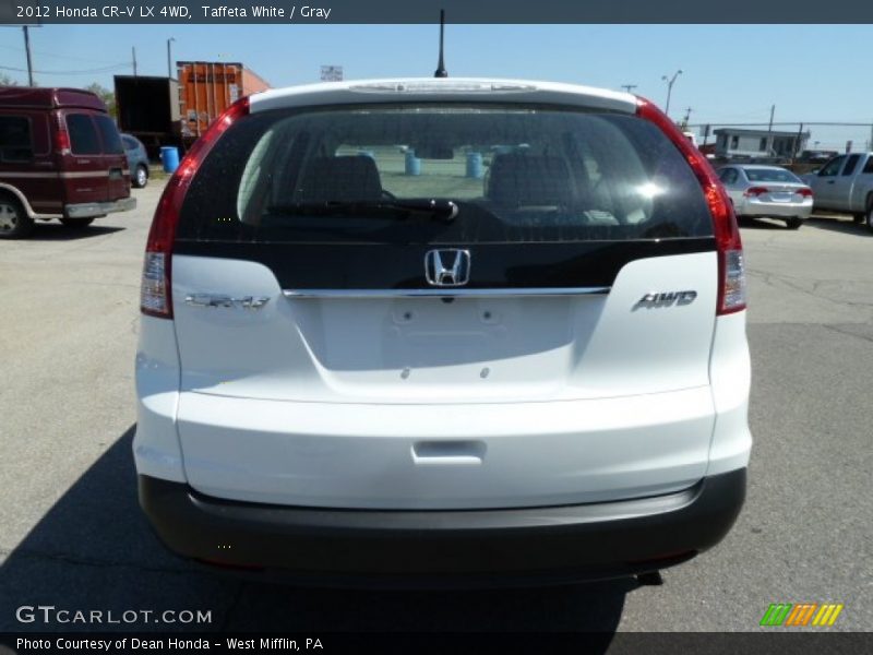 Taffeta White / Gray 2012 Honda CR-V LX 4WD