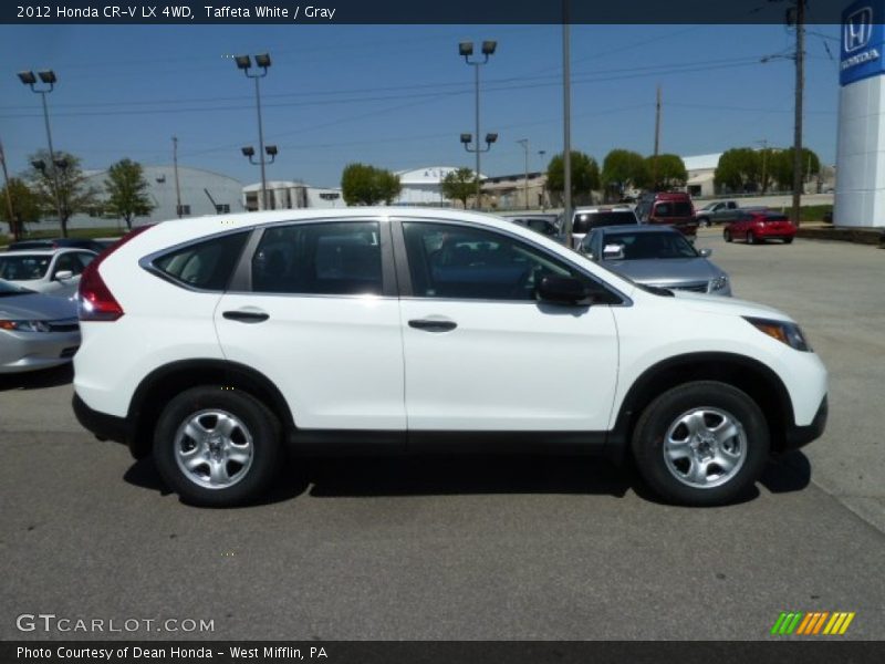 Taffeta White / Gray 2012 Honda CR-V LX 4WD