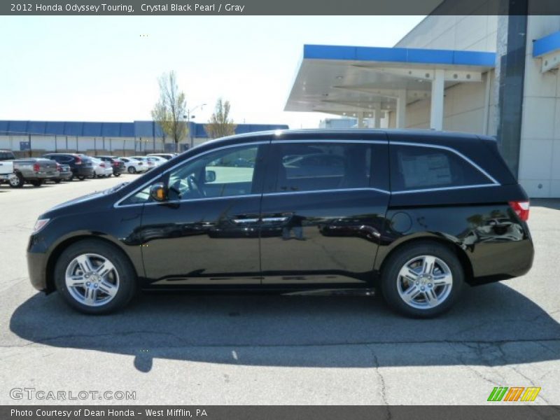 Crystal Black Pearl / Gray 2012 Honda Odyssey Touring
