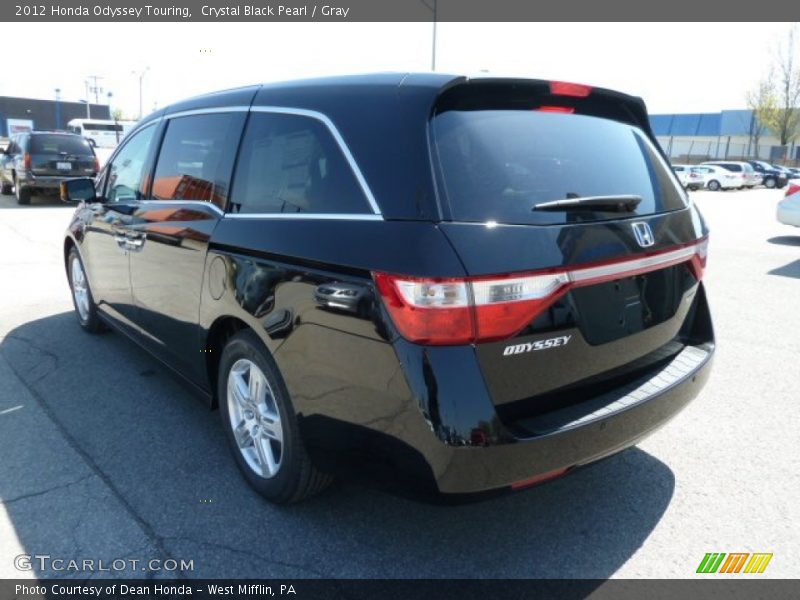 Crystal Black Pearl / Gray 2012 Honda Odyssey Touring