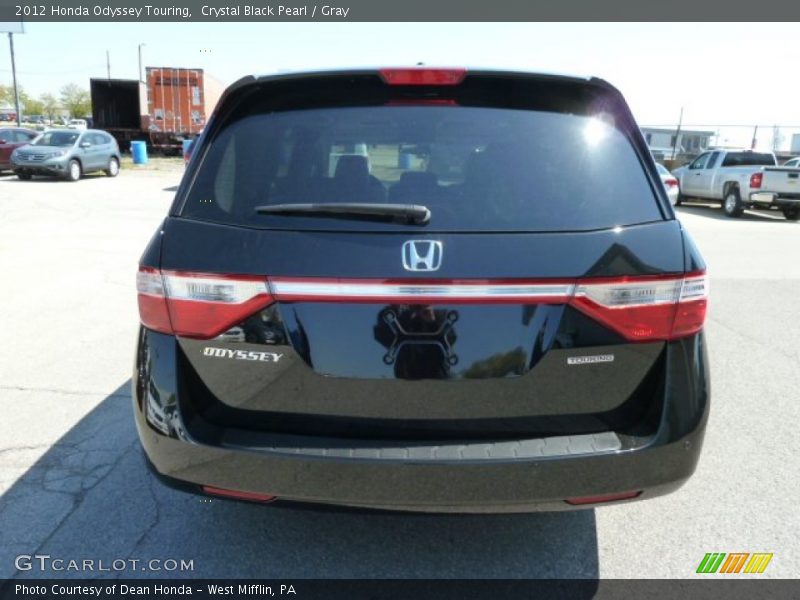 Crystal Black Pearl / Gray 2012 Honda Odyssey Touring