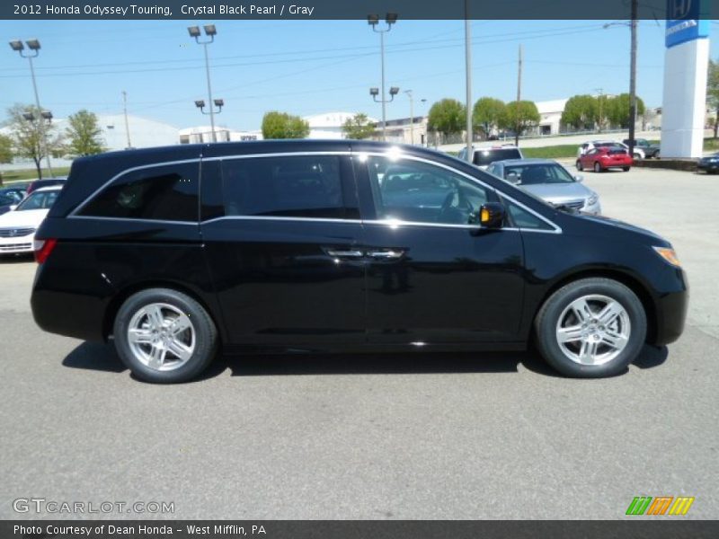 Crystal Black Pearl / Gray 2012 Honda Odyssey Touring