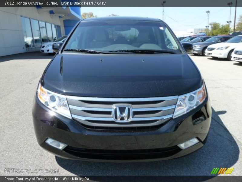 Crystal Black Pearl / Gray 2012 Honda Odyssey Touring
