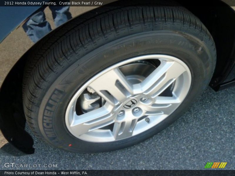 Crystal Black Pearl / Gray 2012 Honda Odyssey Touring
