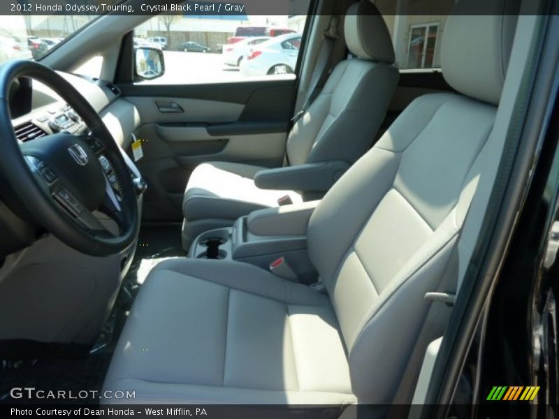 Crystal Black Pearl / Gray 2012 Honda Odyssey Touring